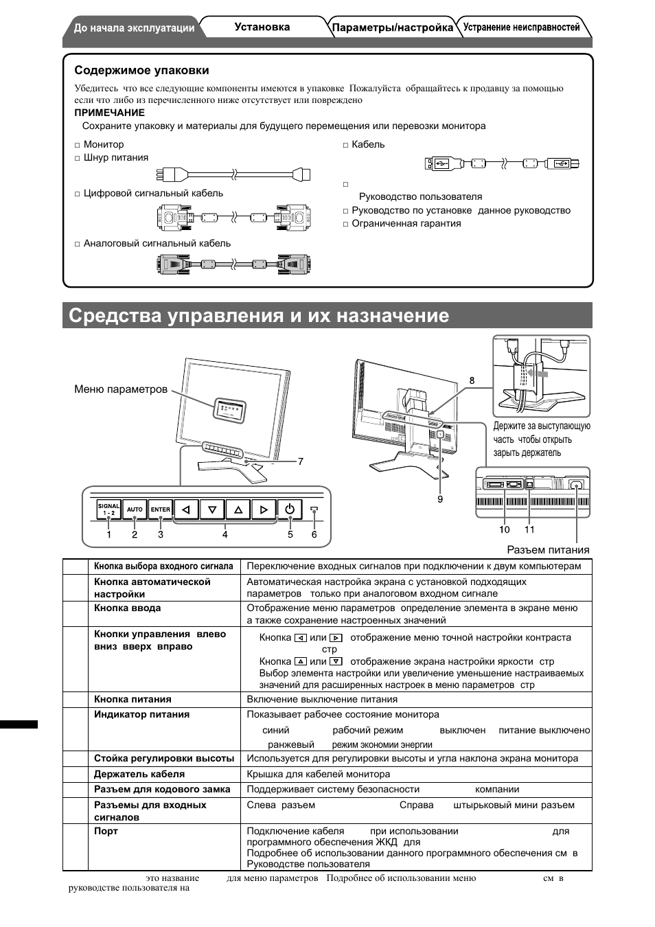 Средства управления и их назначение, Russia | Eizo FlexScan S2000 User Manual | Page 46 / 60