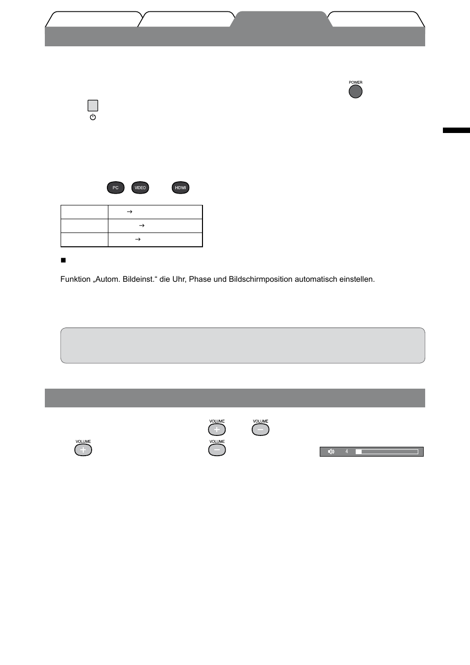 Bild wiedergeben, Anpassen der lautstärke | Eizo FORIS FX2431 User Manual | Page 33 / 166