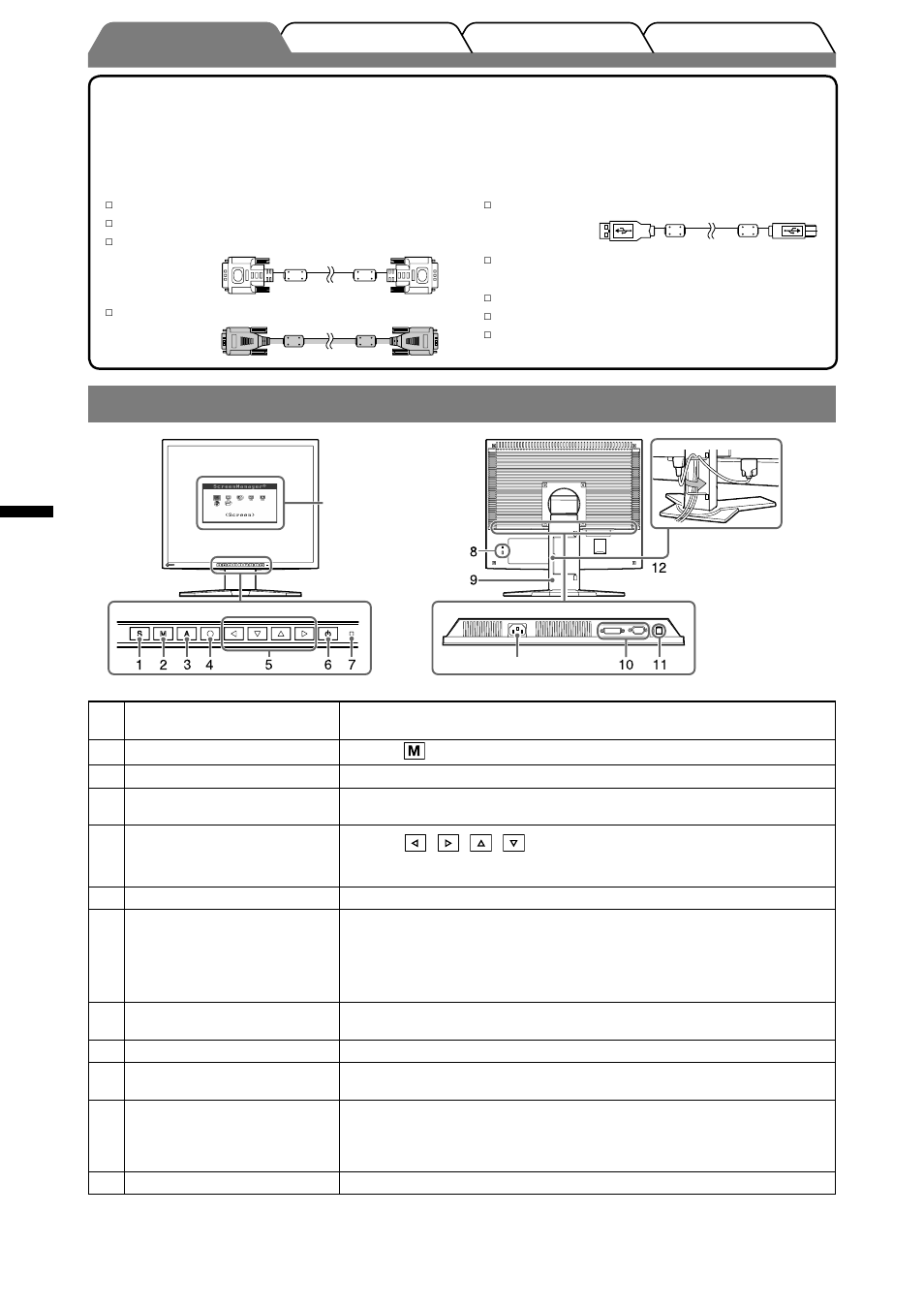 Controles y funciones, Español | Eizo FlexScan S1910 User Manual | Page 22 / 58