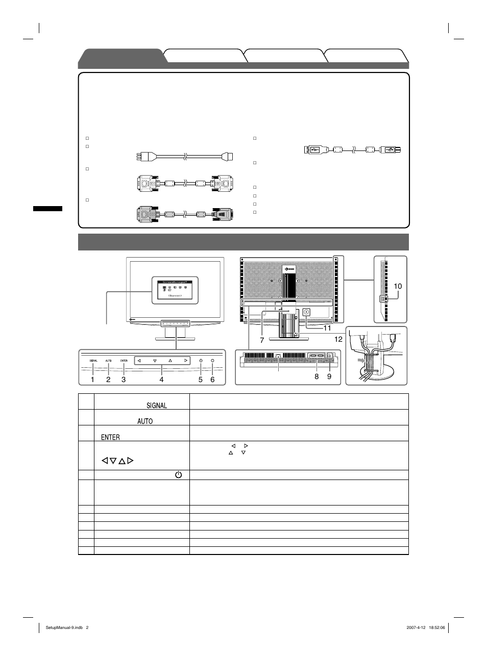 Commandes et fonctions, Français | Eizo FlexScan S2411W User Manual | Page 16 / 60