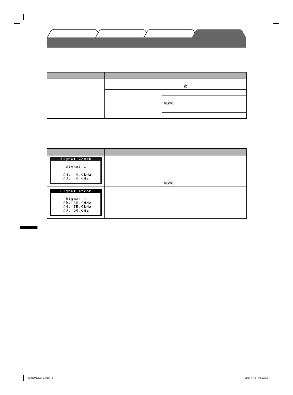 Ingen bild visas | Eizo FlexScan S2411W User Manual | Page 38 / 60