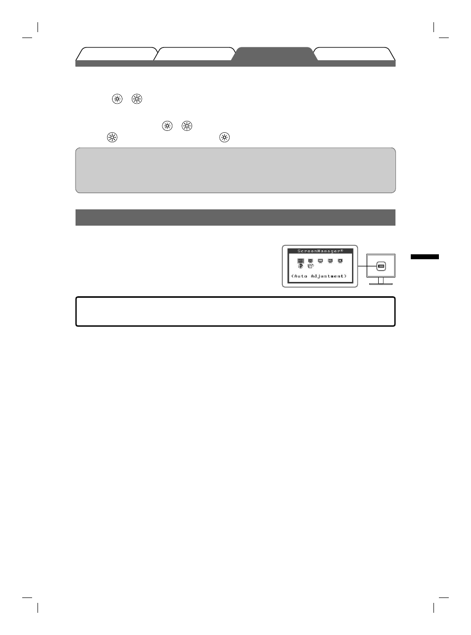 Ejecución de la confi guración/ajustes avanzados | Eizo FlexScan S1901 User Manual | Page 33 / 76