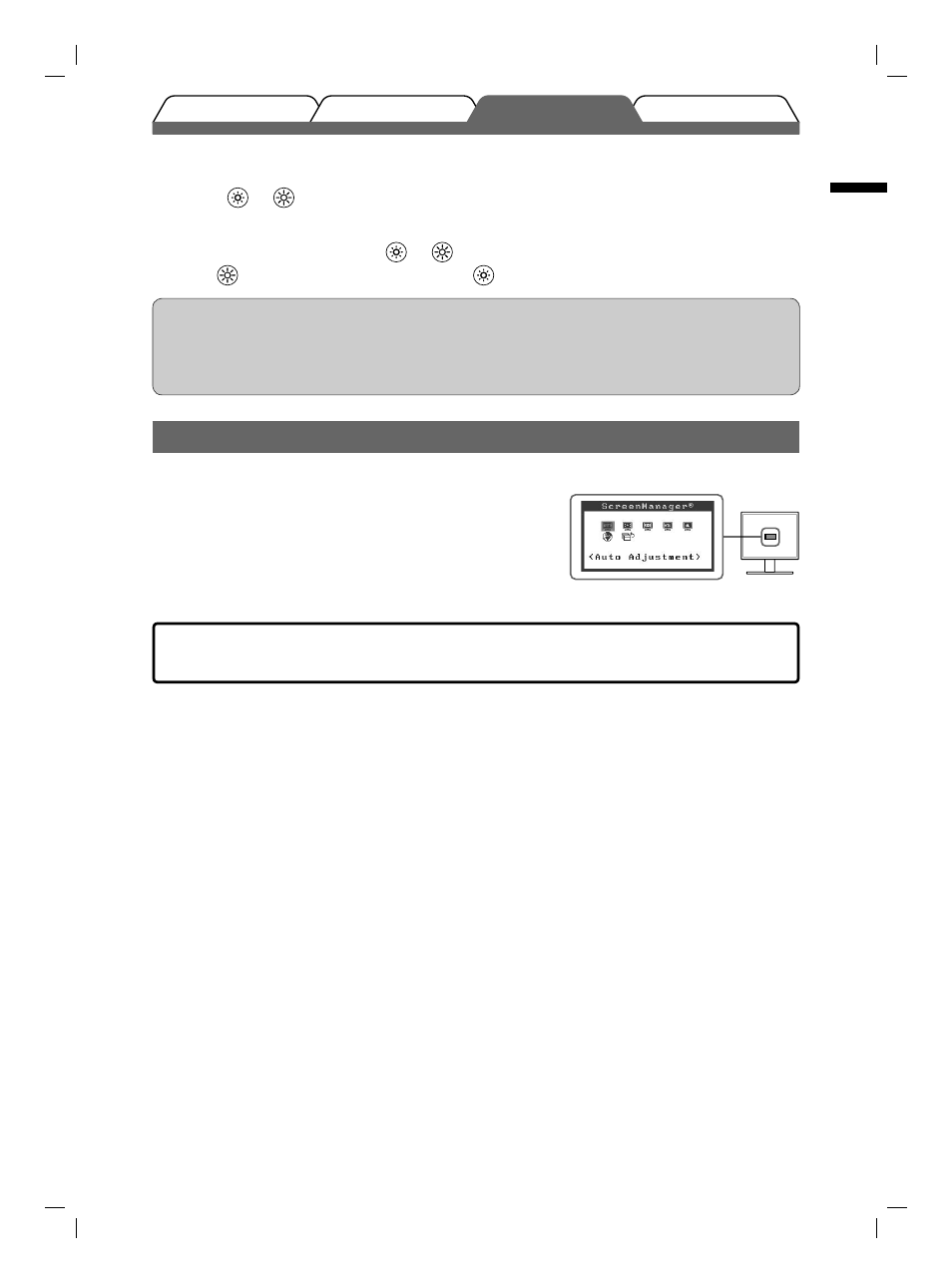 Performing advanced settings/adjustments | Eizo FlexScan S1901 User Manual | Page 9 / 76