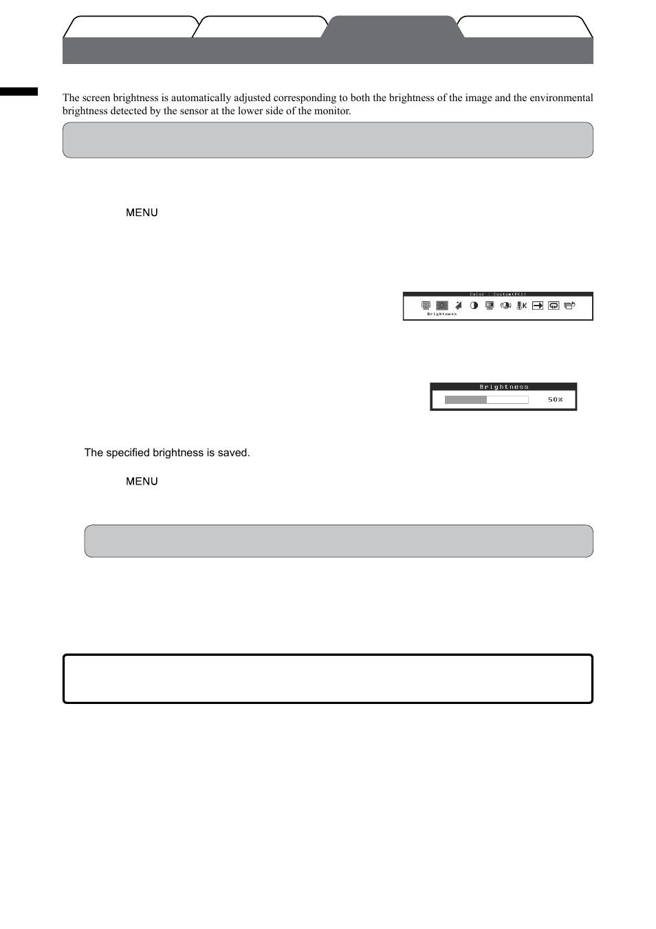 Adjusting brightness | Eizo FlexScan HD2442W User Manual | Page 16 / 148