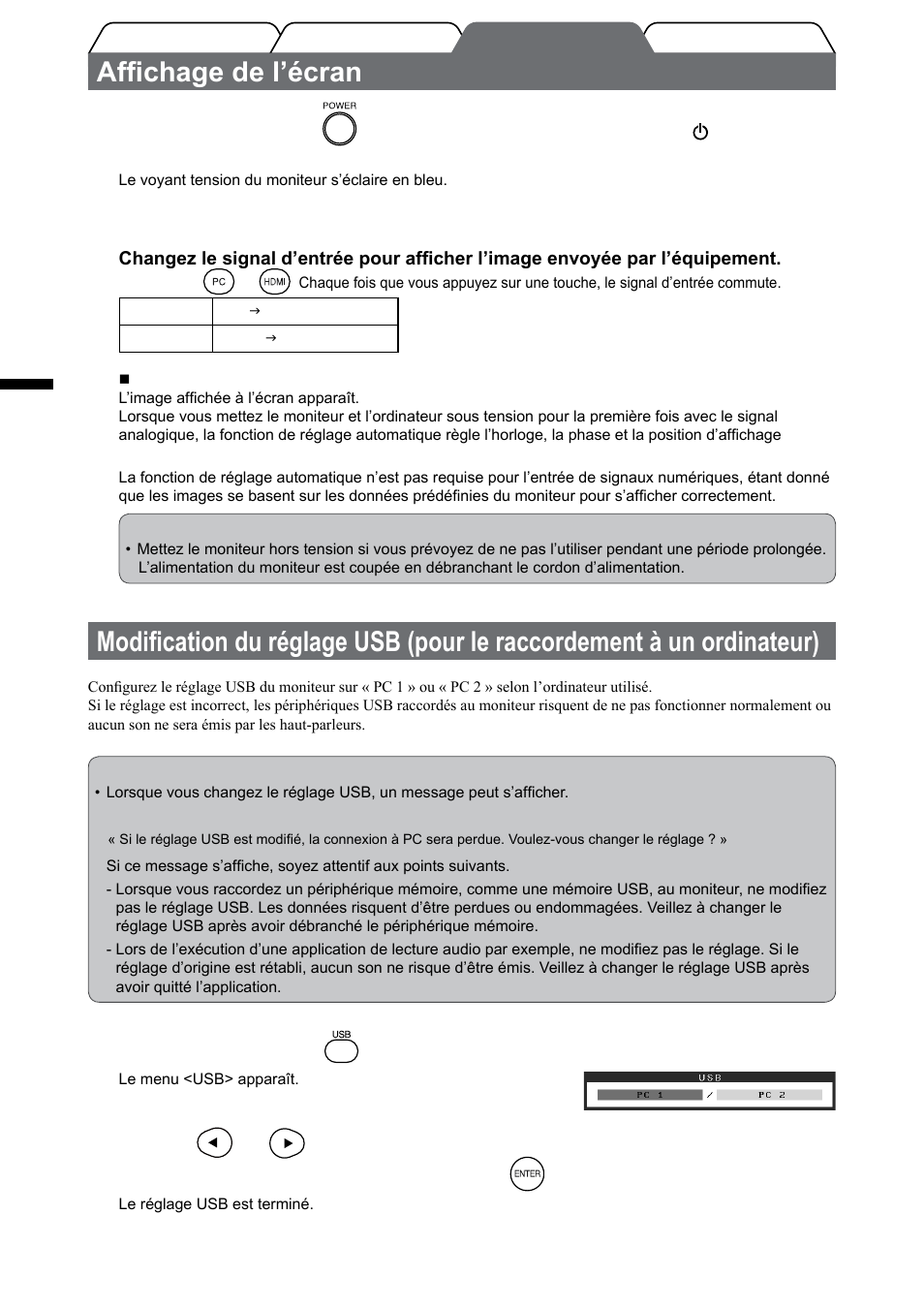 Affichage de l’écran | Eizo FlexScan HD2442W User Manual | Page 46 / 148