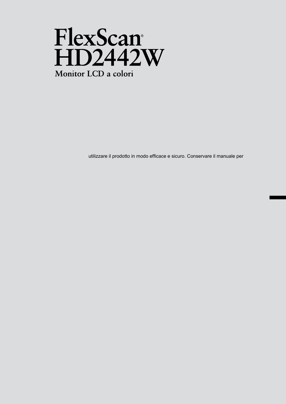 Eizo FlexScan HD2442W User Manual | Page 67 / 148