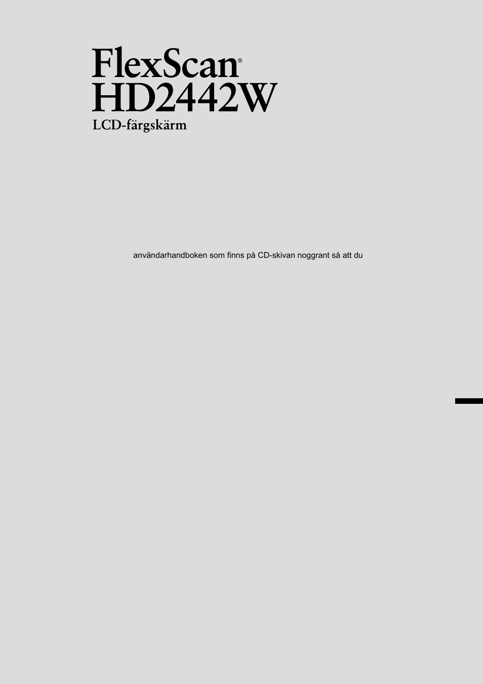 Eizo FlexScan HD2442W User Manual | Page 83 / 148