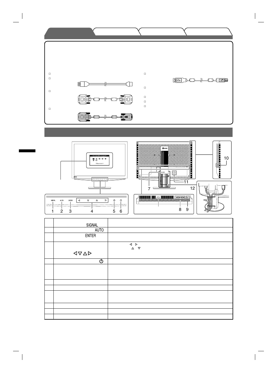 Controles y funciones | Eizo FlexScan S2111W User Manual | Page 22 / 60
