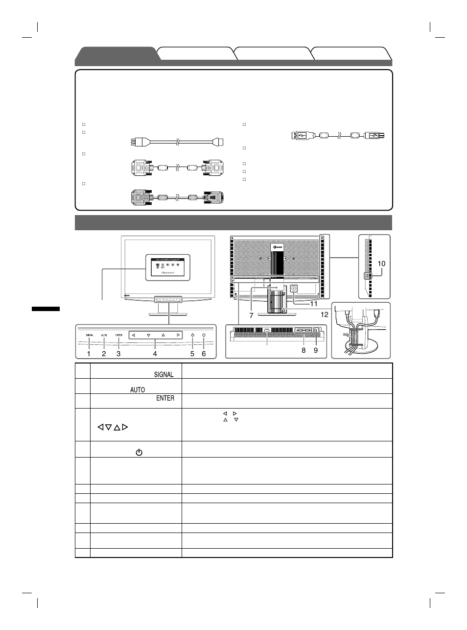 Comandi e funzioni | Eizo FlexScan S2111W User Manual | Page 28 / 60