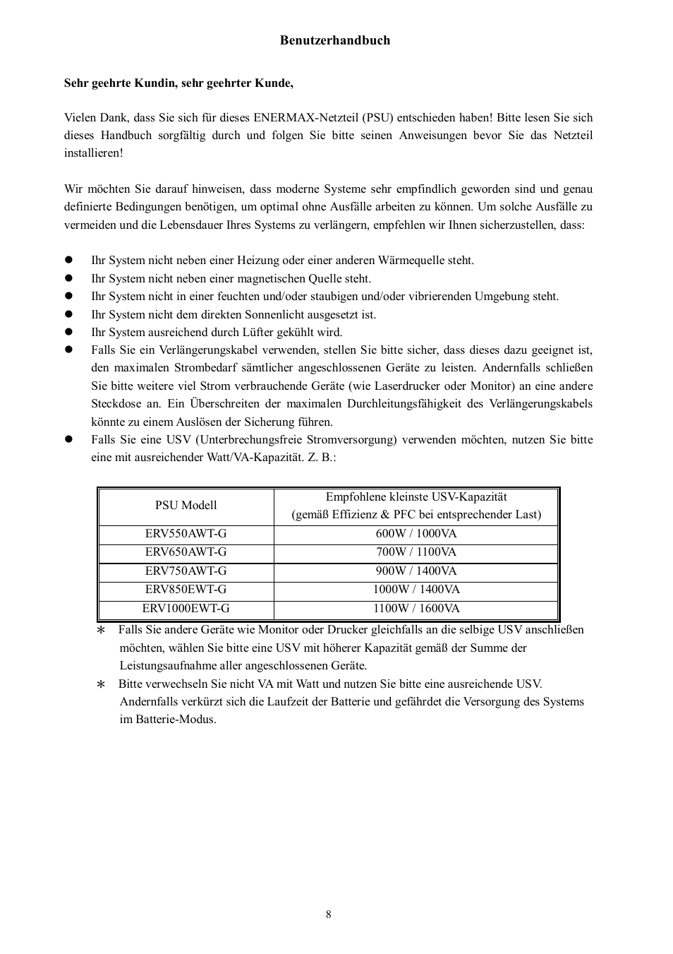 Enermax Revolution87+ User Manual | Page 10 / 40