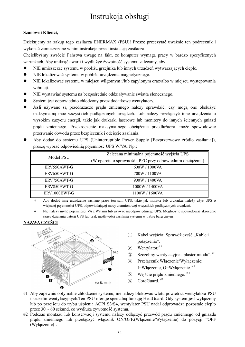 Instrukcja obsługi | Enermax Revolution87+ User Manual | Page 36 / 40