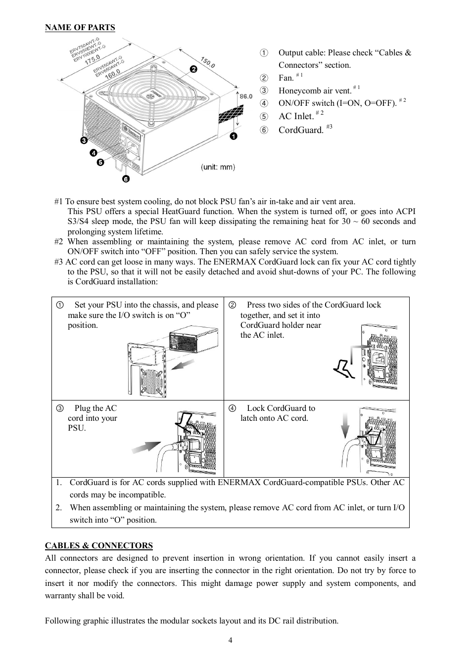 Enermax Revolution87+ User Manual | Page 6 / 40