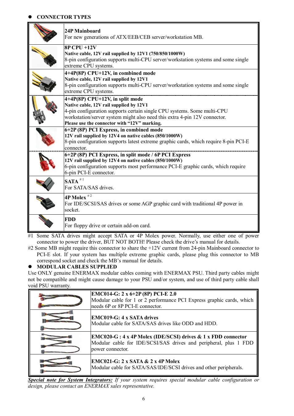 Enermax Revolution87+ User Manual | Page 8 / 40