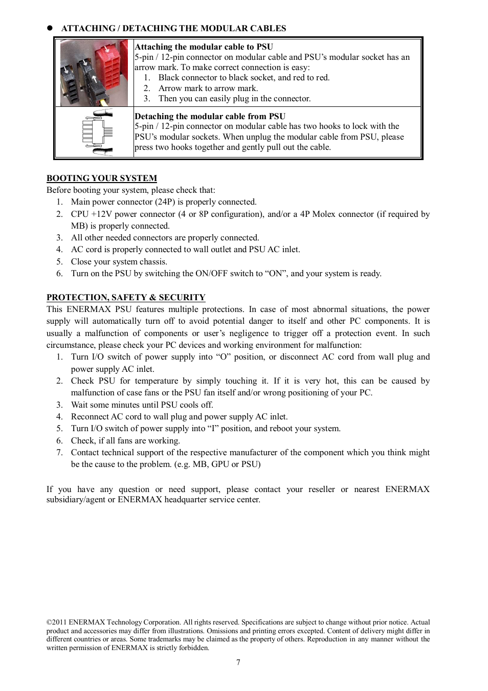 Enermax Revolution87+ User Manual | Page 9 / 40