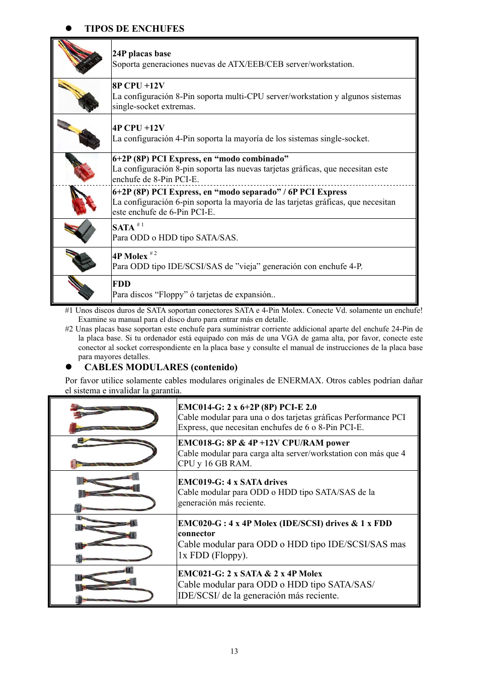 Enermax Platimax EPM1500EGT User Manual | Page 14 / 55