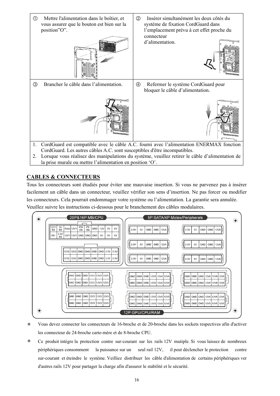 Enermax Platimax EPM1500EGT User Manual | Page 17 / 55