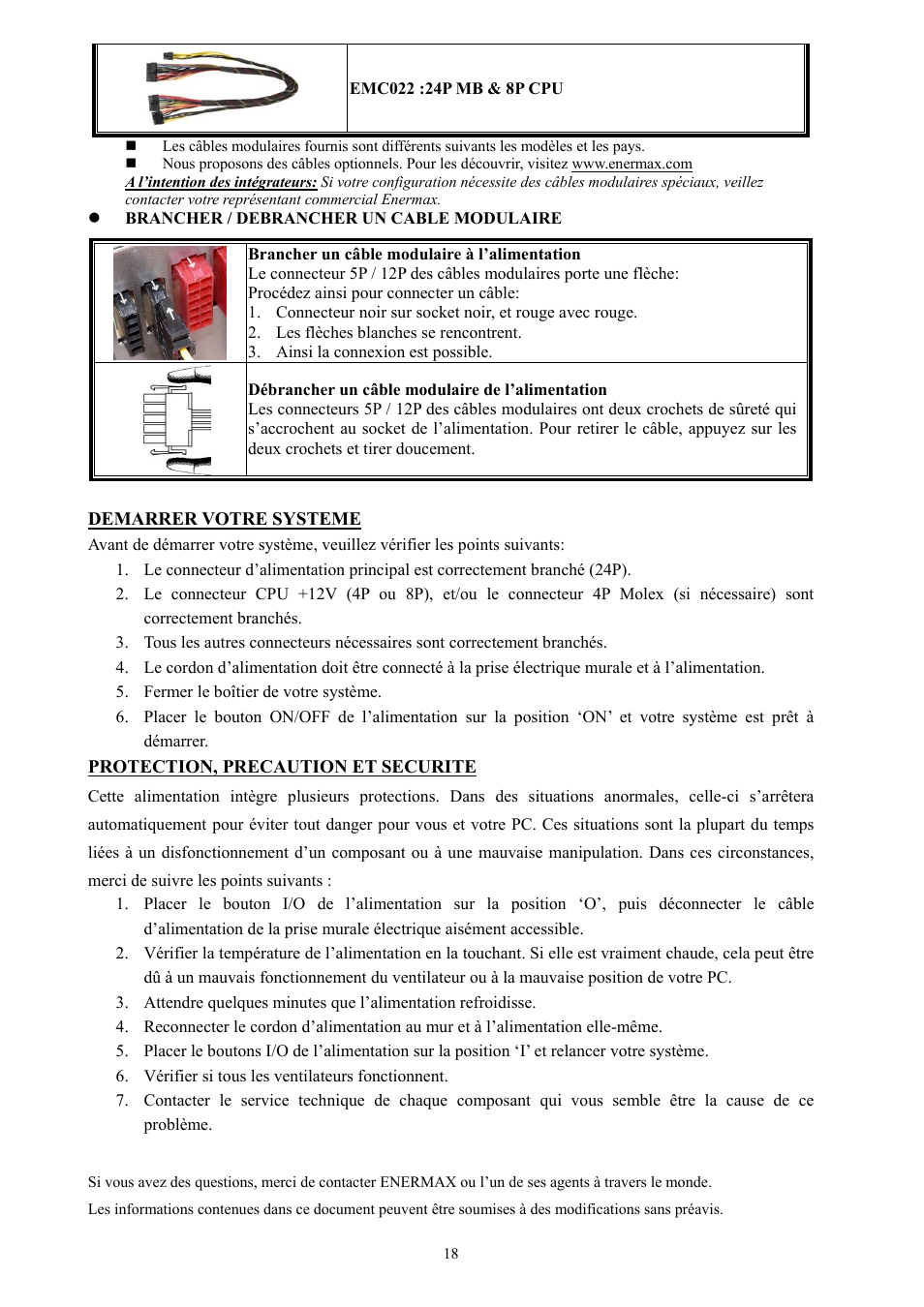Enermax Platimax EPM1500EGT User Manual | Page 19 / 55