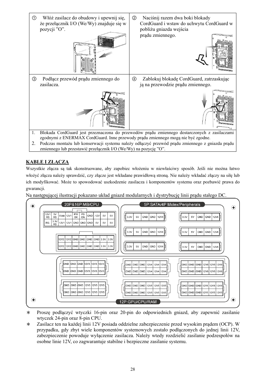 Enermax Platimax EPM1500EGT User Manual | Page 29 / 55