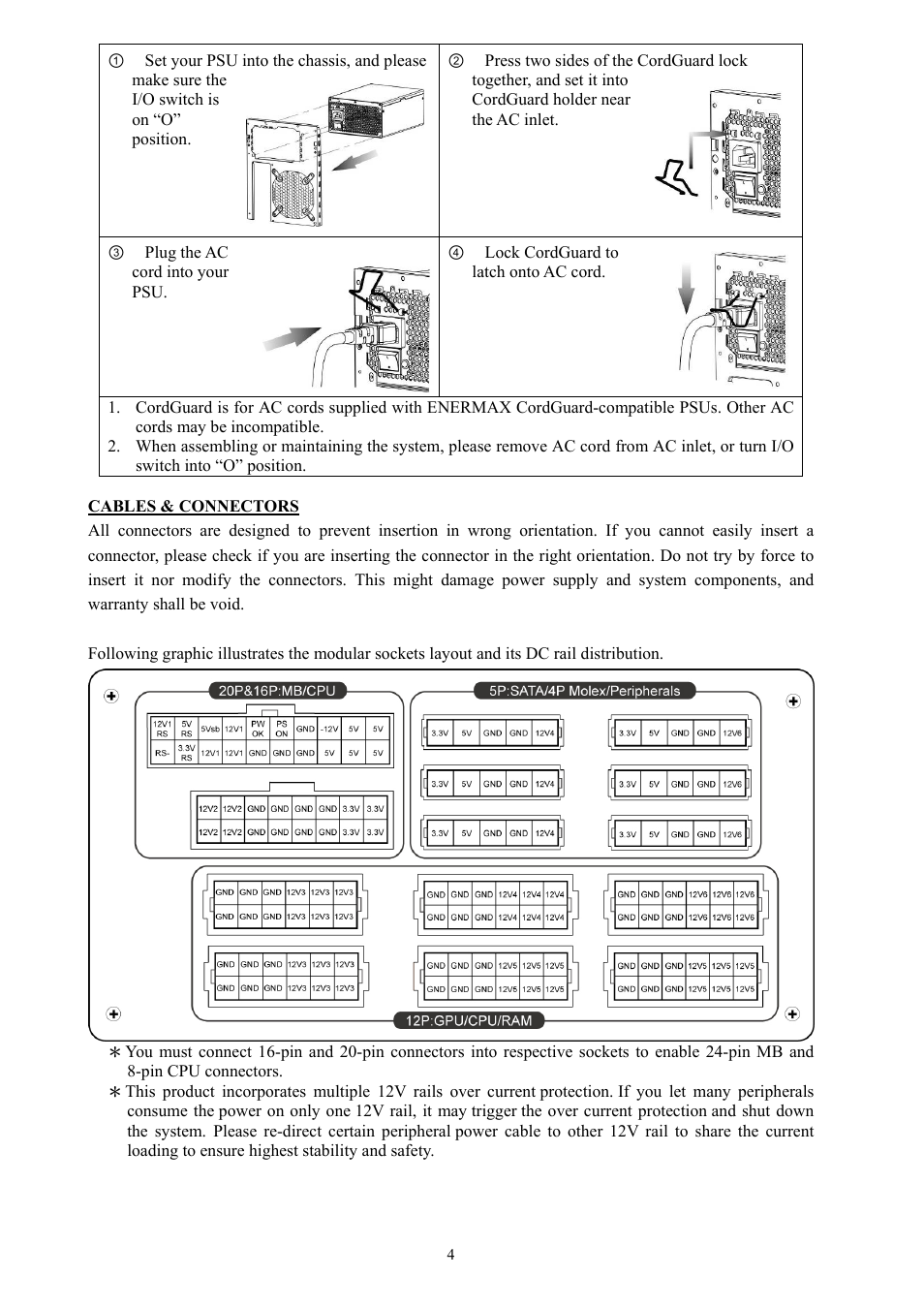 Enermax Platimax EPM1500EGT User Manual | Page 5 / 55