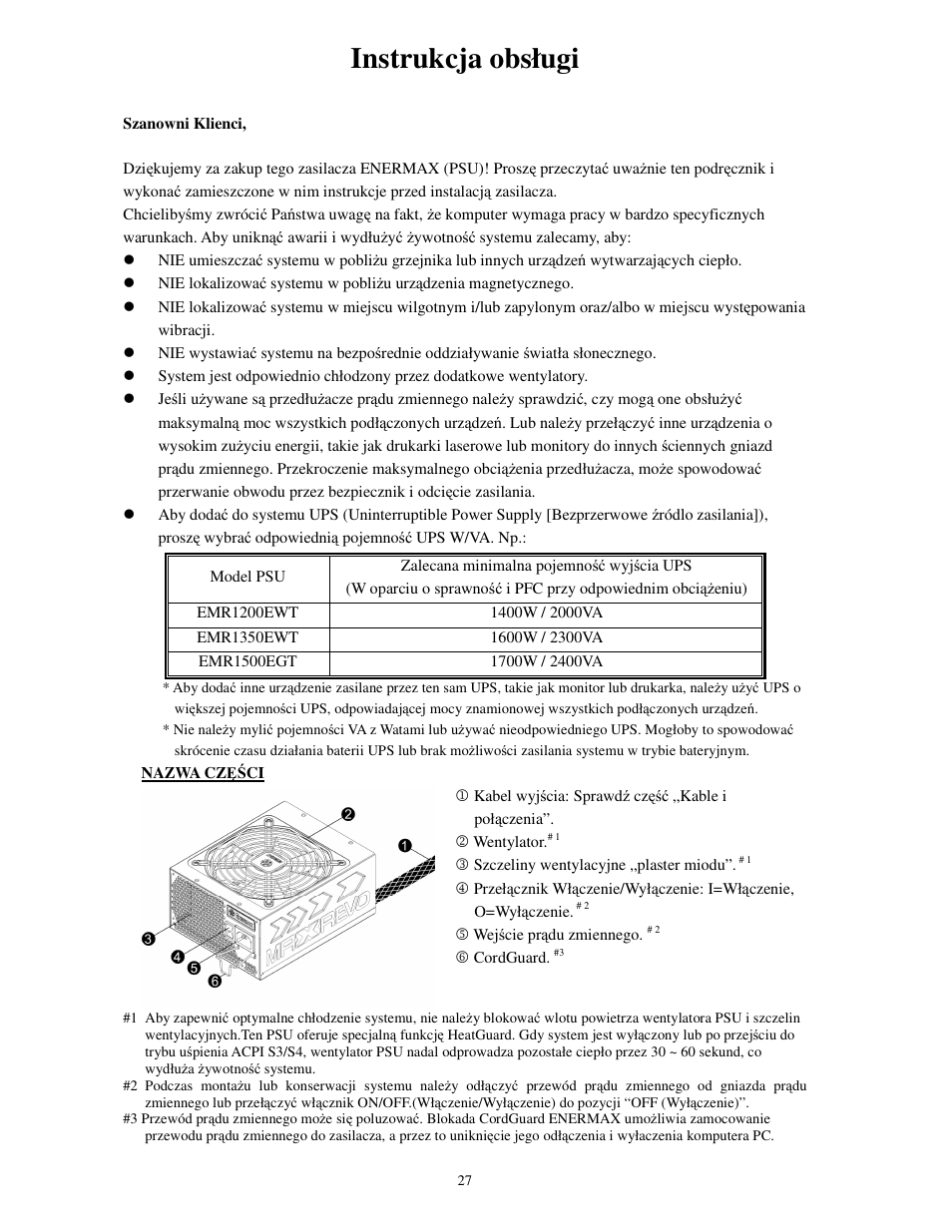 Instrukcja obsługi | Enermax MaxRevo User Manual | Page 29 / 56
