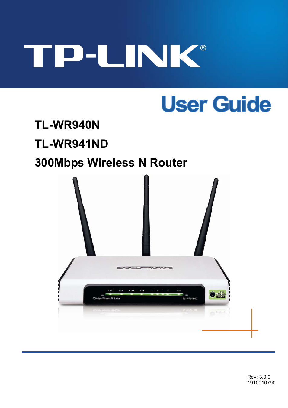 TP-Link TL-WR940N User Manual | 111 pages