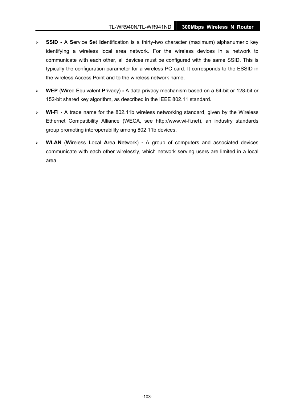TP-Link TL-WR940N User Manual | Page 111 / 111