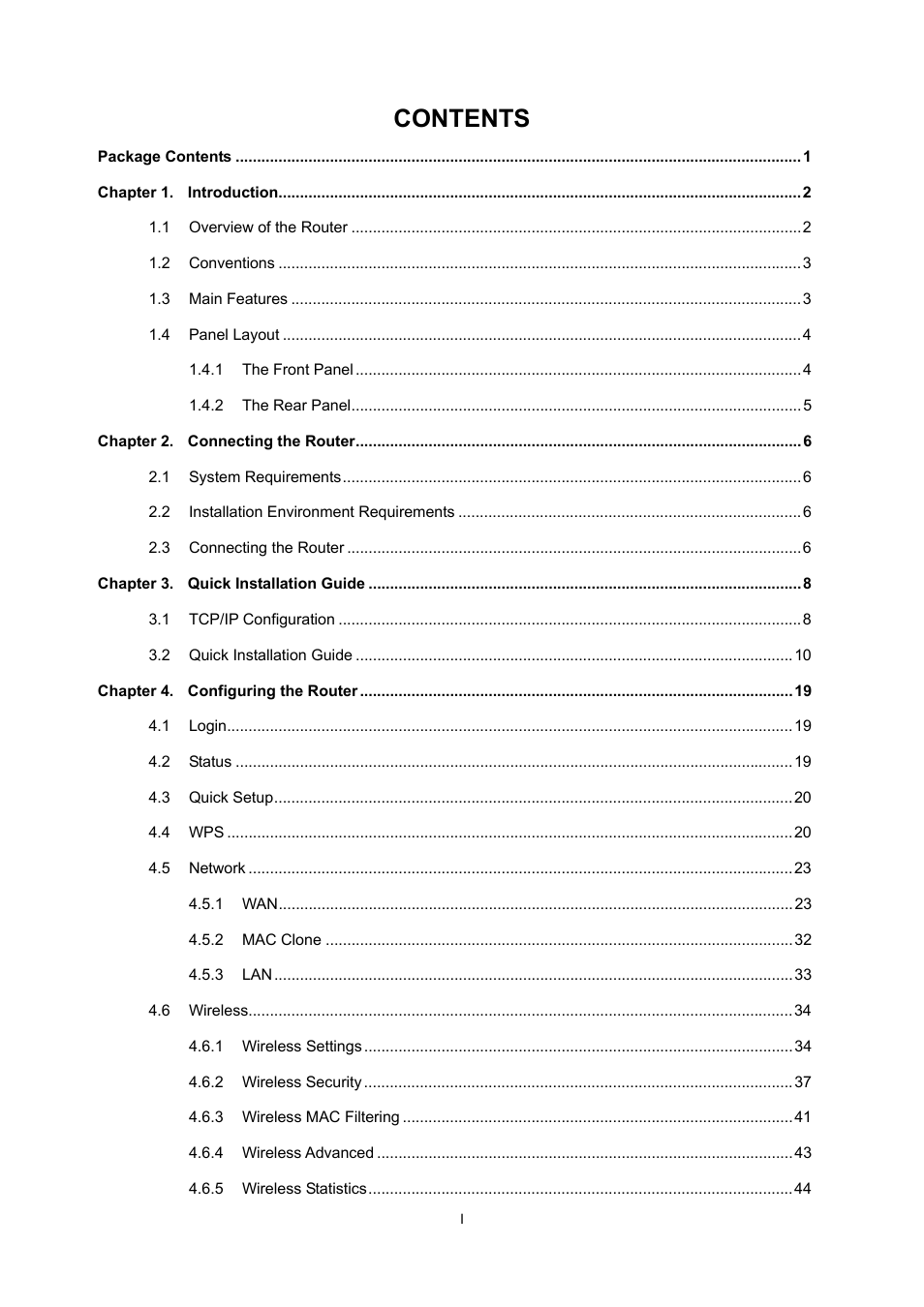 TP-Link TL-WR940N User Manual | Page 6 / 111