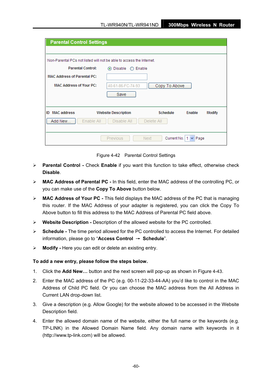 TP-Link TL-WR940N User Manual | Page 68 / 111