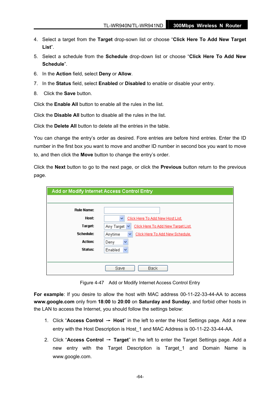 TP-Link TL-WR940N User Manual | Page 72 / 111