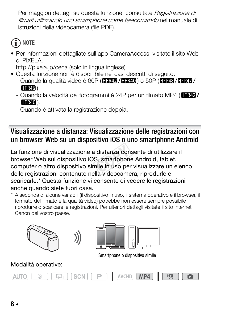 Cop y | Canon LEGRIA HF R48 User Manual | Page 68 / 116