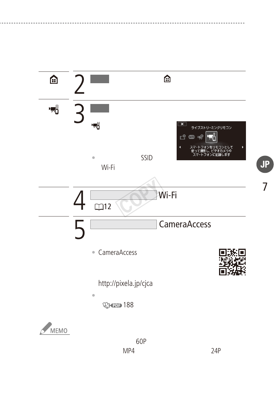 Cop y | Canon LEGRIA HF R48 User Manual | Page 7 / 116