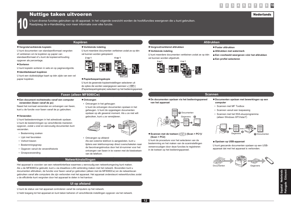 Nuttige taken uitvoeren | Canon i-SENSYS MF8080Cw User Manual | Page 103 / 276