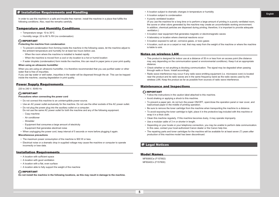 Canon i-SENSYS MF8080Cw User Manual | Page 111 / 276