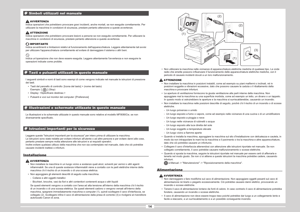 Pag.14 | Canon i-SENSYS MF8080Cw User Manual | Page 120 / 276