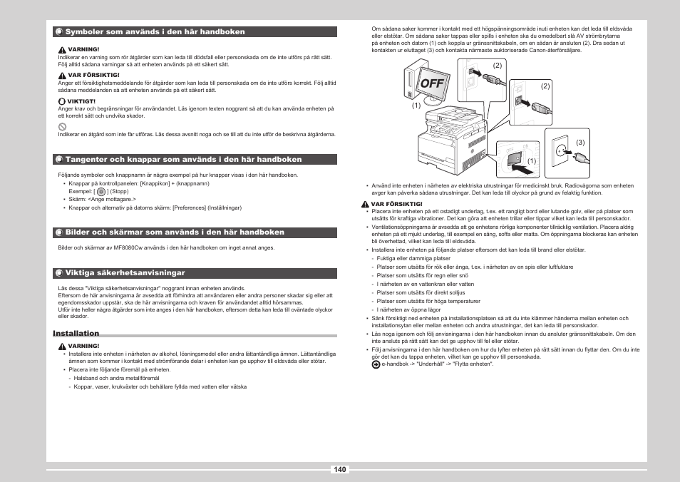 S. 140 | Canon i-SENSYS MF8080Cw User Manual | Page 246 / 276