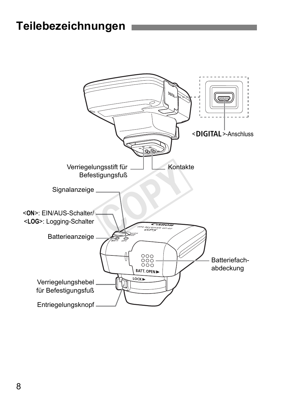 Cop y | Canon GPS RECEIVER GP-E2 User Manual | Page 106 / 292