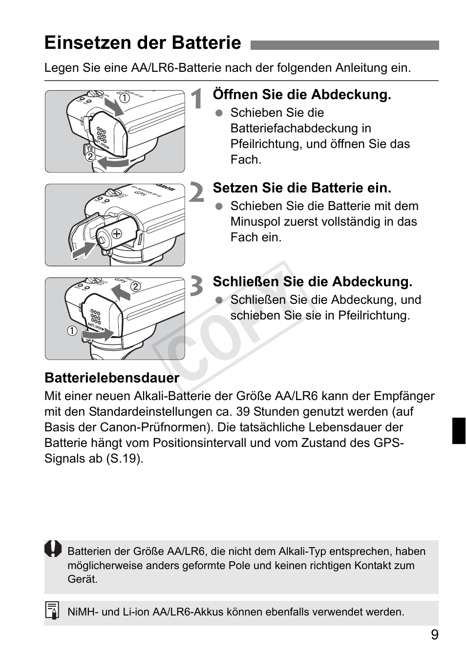 Cop y | Canon GPS RECEIVER GP-E2 User Manual | Page 107 / 292