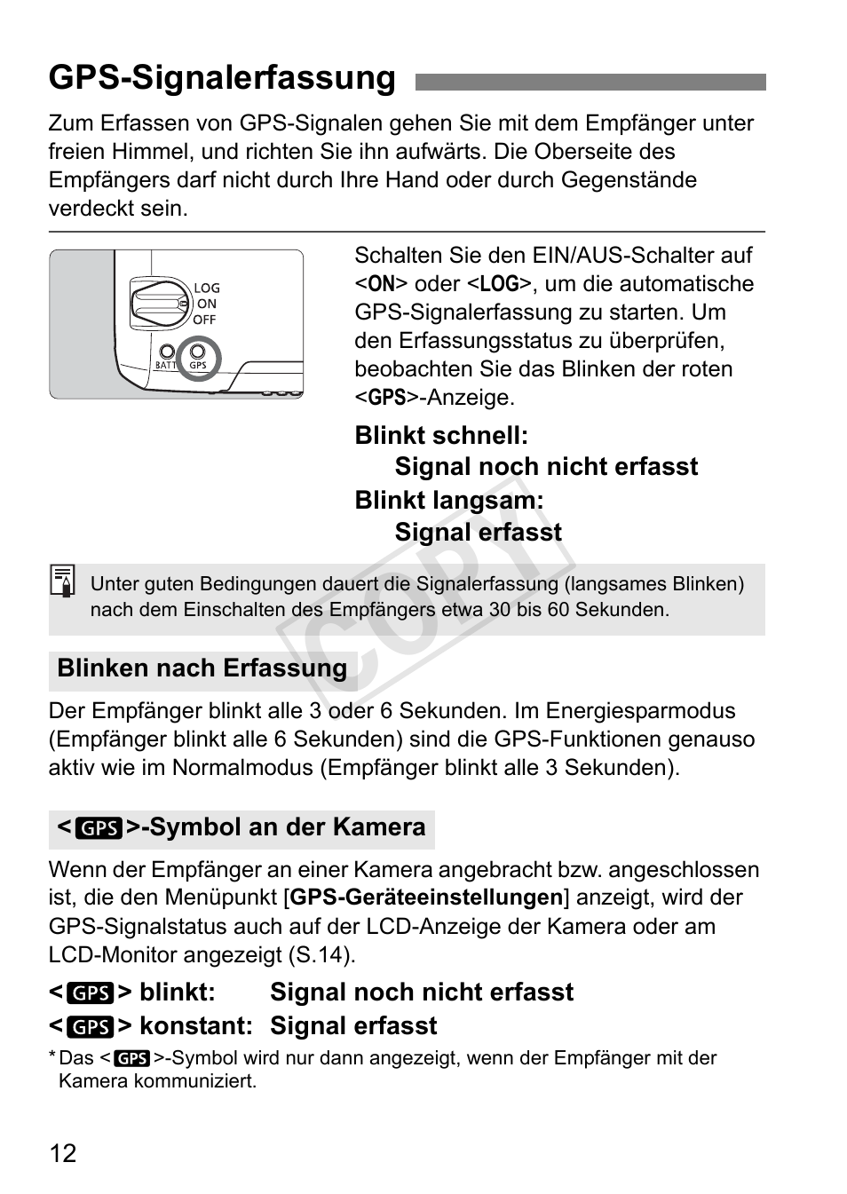 Cop y | Canon GPS RECEIVER GP-E2 User Manual | Page 110 / 292