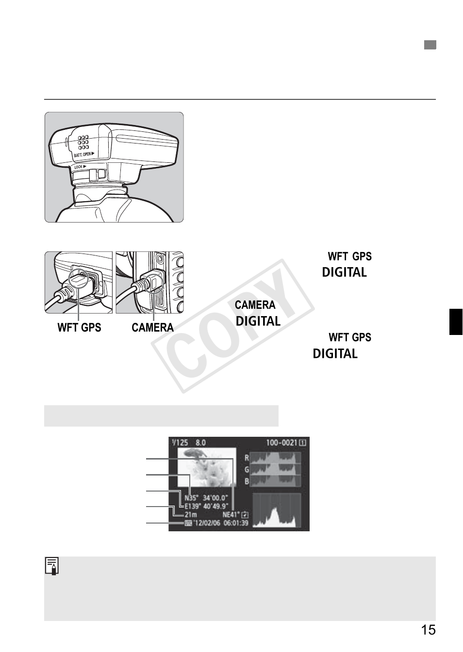 Cop y | Canon GPS RECEIVER GP-E2 User Manual | Page 17 / 292