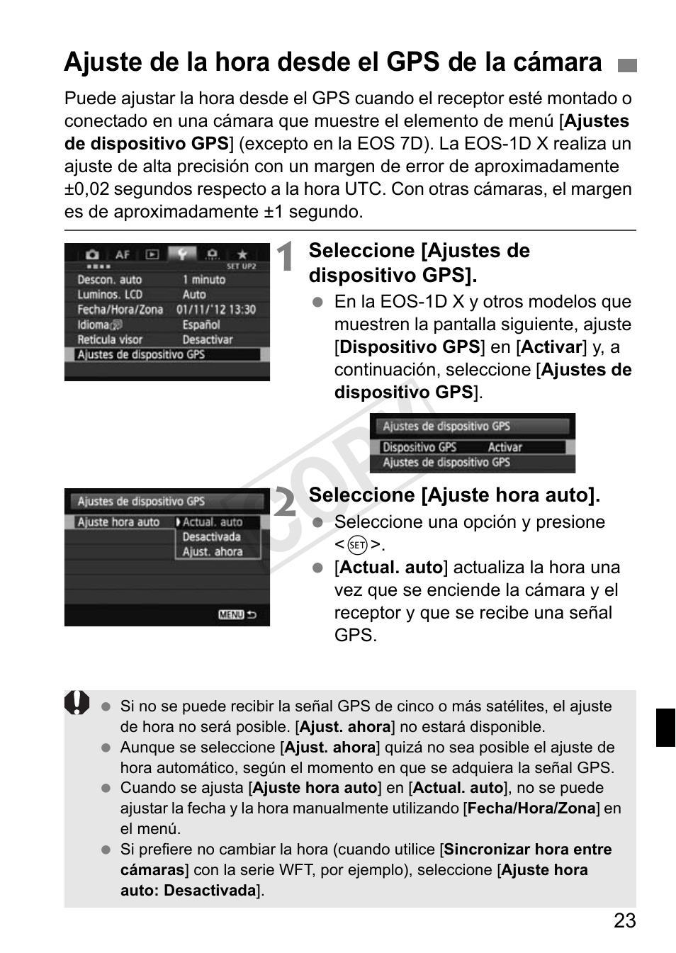 Cop y | Canon GPS RECEIVER GP-E2 User Manual | Page 185 / 292