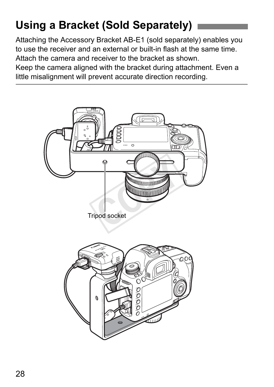 Cop y | Canon GPS RECEIVER GP-E2 User Manual | Page 62 / 292