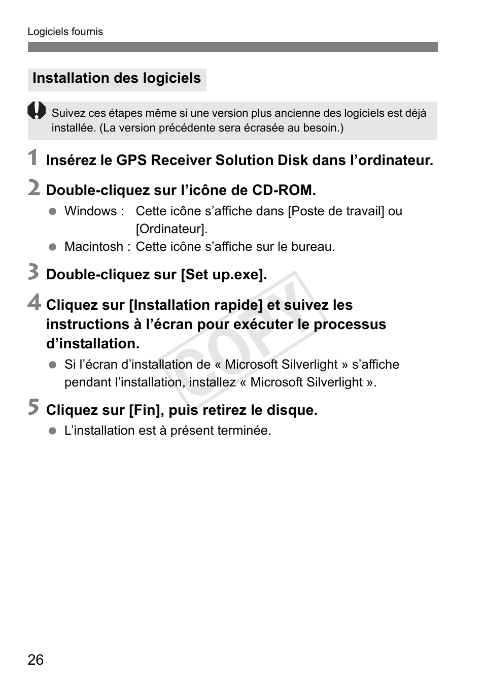 Cop y | Canon GPS RECEIVER GP-E2 User Manual | Page 92 / 292