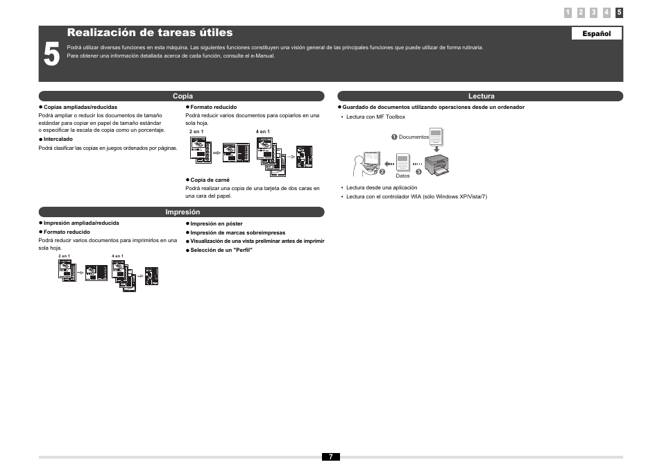 Realización de tareas útiles | Canon MF3010 User Manual | Page 74 / 248