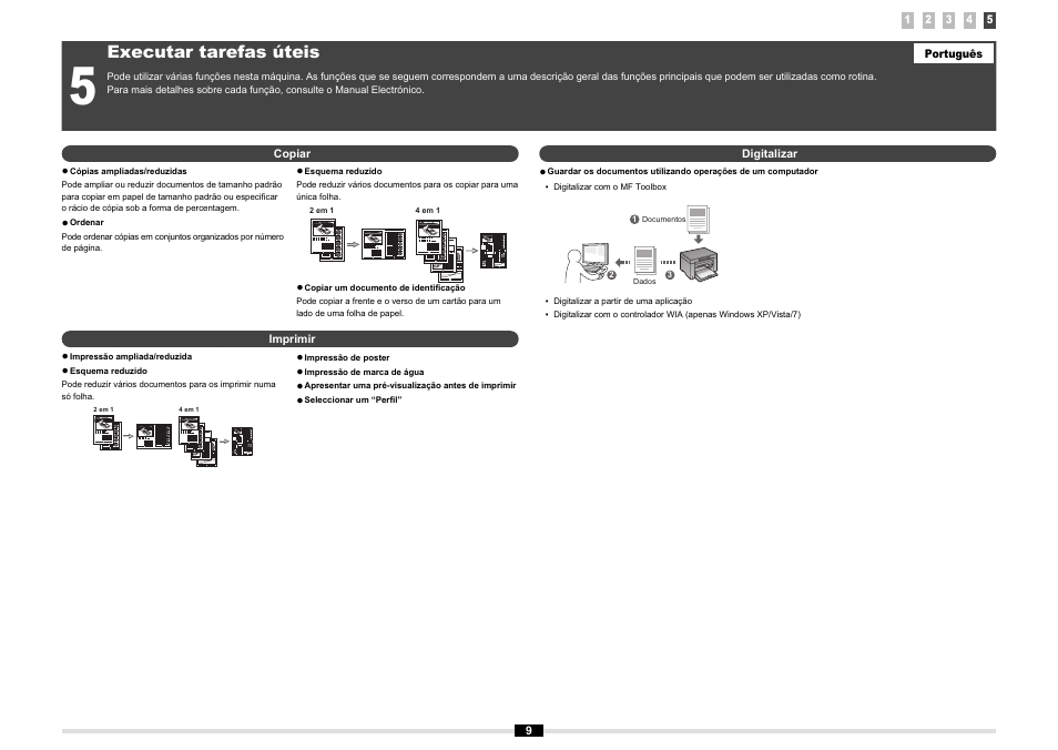 Executar tarefas úteis | Canon MF3010 User Manual | Page 76 / 248