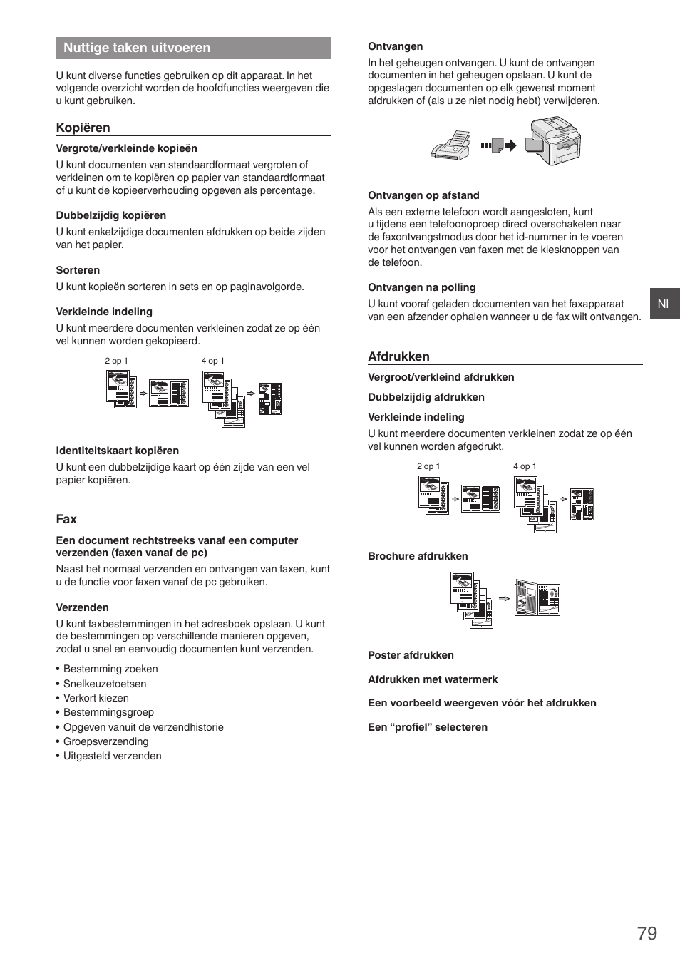 Nuttige taken uitvoeren | Canon i-SENSYS FAX-L410 User Manual | Page 79 / 236