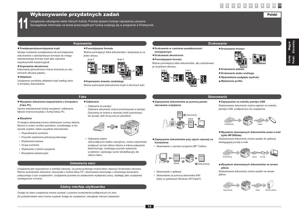 Wykonywanie przydatnych zadań | Canon i-SENSYS MF5980dw User Manual | Page 37 / 288