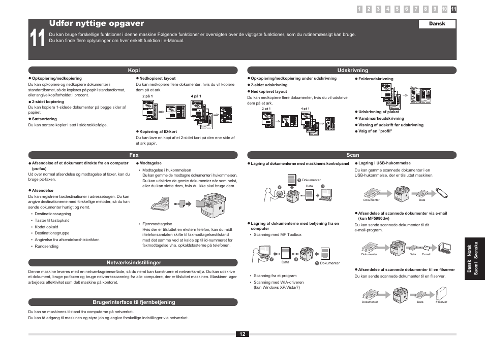 Udfør nyttige opgaver | Canon i-SENSYS MF5980dw User Manual | Page 99 / 288