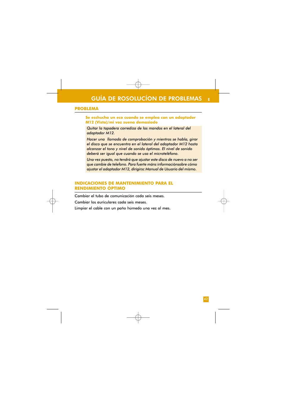 Guía de rosolucíon de problemas | Plantronics TriStar User Manual | Page 18 / 50