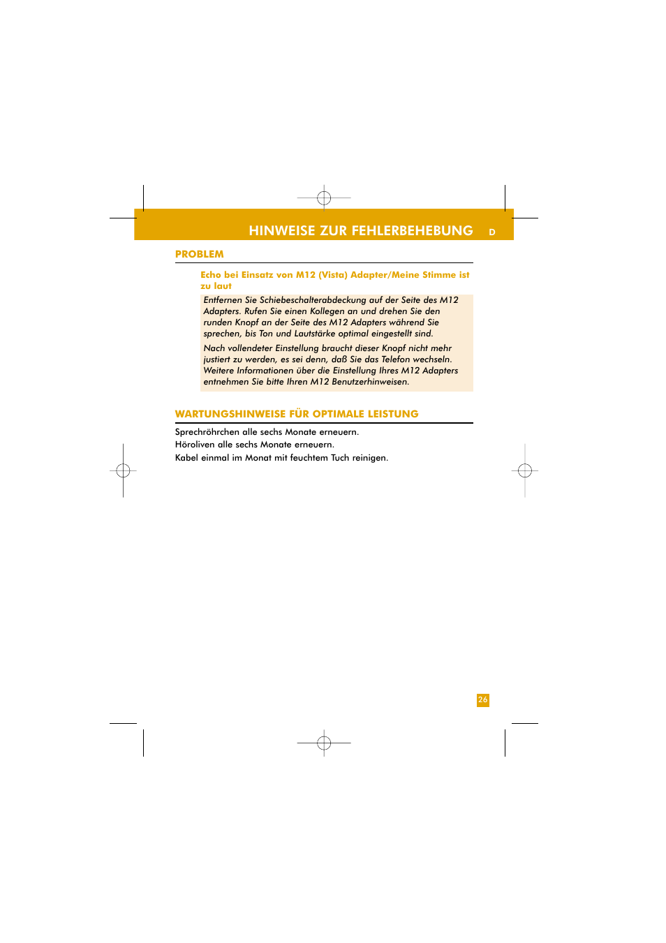 Hinweise zur fehlerbehebung | Plantronics TriStar User Manual | Page 50 / 50