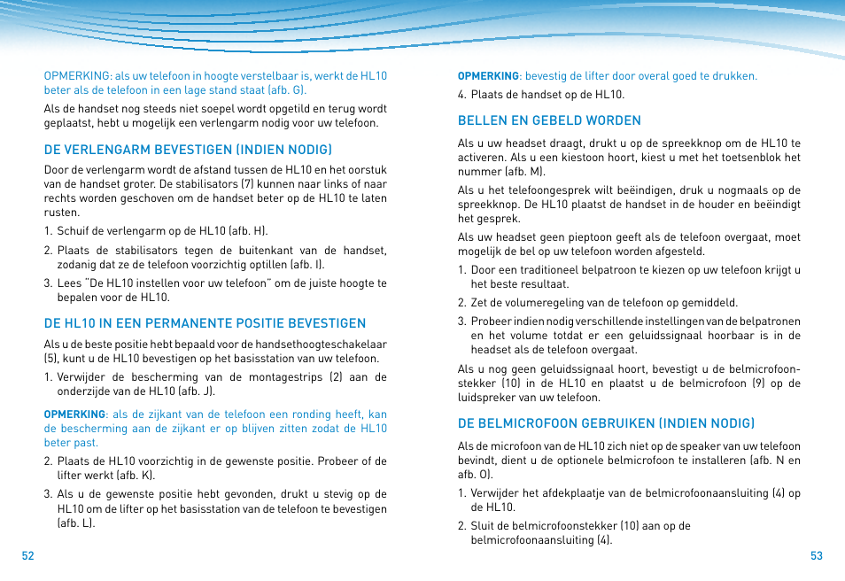 Plantronics HL10 Lifter User Manual | Page 25 / 36